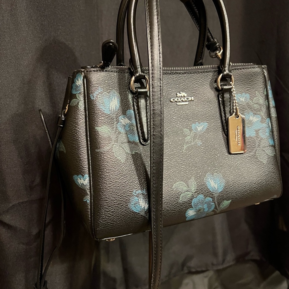 Coach Mini Surrey Carryall with a Victorian Floral Print NWOT - Picture 13 of 13